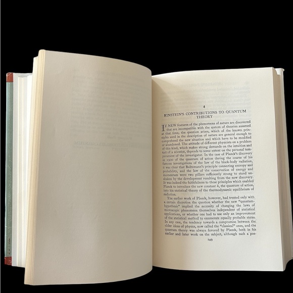 Vintage 1957 Albert Einstein Philosopher - Scientist Hardcover Book - Picture 5 of 5